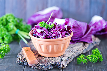 Image showing blue cabbage