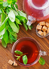 Image showing mint tea