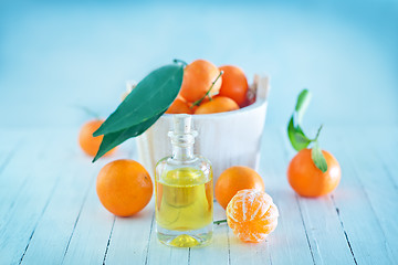 Image showing Tangerine essential oil