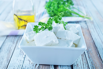 Image showing feta cheese