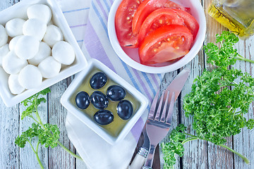 Image showing ingredients for salad