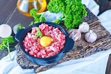 Image showing minced meat 