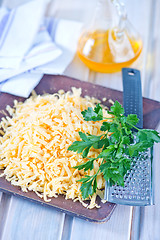 Image showing grated cheese