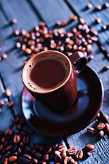 Image showing coffee background