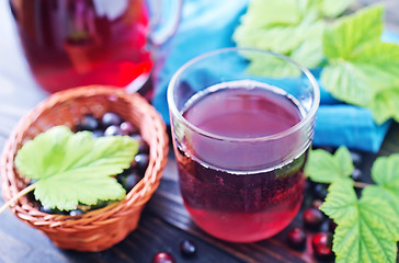 Image showing black currant juice