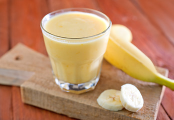 Image showing banana yogurt