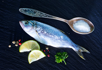 Image showing raw fish