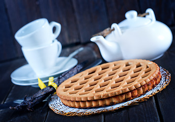 Image showing Homemade cherry pie 