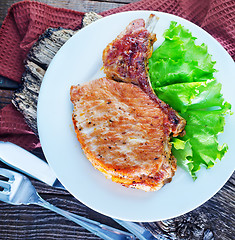 Image showing fried steak