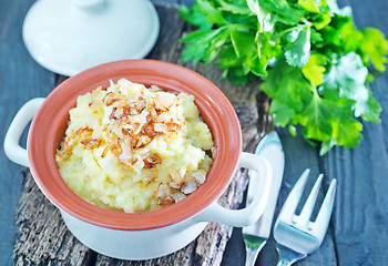 Image showing mashed potato