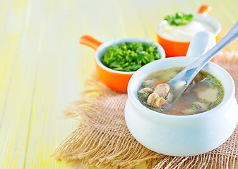 Image showing mushroom soup