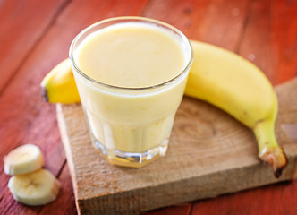 Image showing banana yogurt