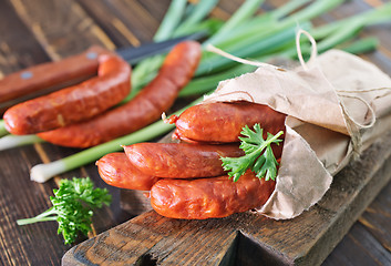 Image showing sausages