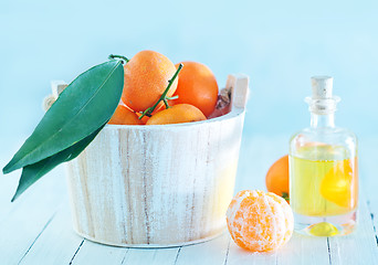 Image showing Tangerine essential oil