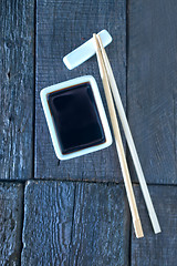 Image showing soy sauce