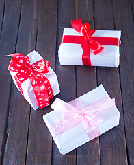 Image showing boxes for present