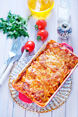 Image showing lasagna