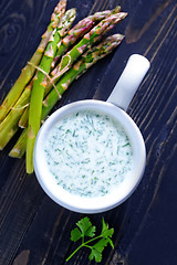 Image showing asparagus soup