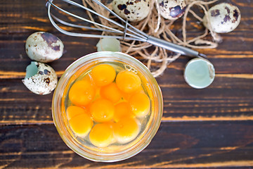 Image showing raw eggs