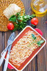 Image showing lasagne