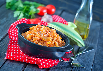 Image showing braised cabbage