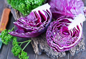 Image showing blue cabbage