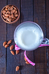 Image showing almond milk