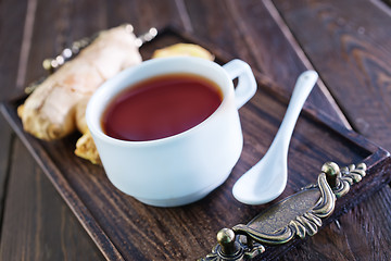 Image showing tea with ginger