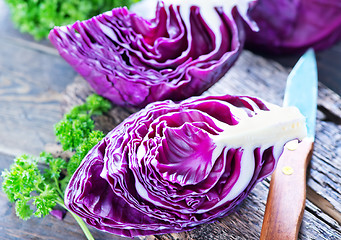 Image showing blue cabbage