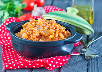 Image showing braised cabbage