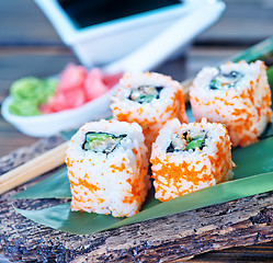 Image showing sushi