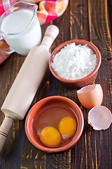 Image showing ingredients for dough