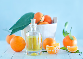 Image showing Tangerine essential oil