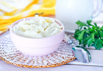 Image showing mashed potato