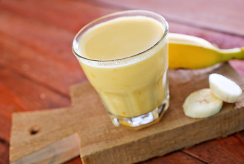 Image showing banana yogurt