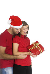 Image showing Happy Christmas couple