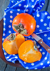 Image showing Ripe persimmons 