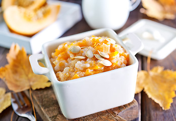 Image showing pumpkin porridge