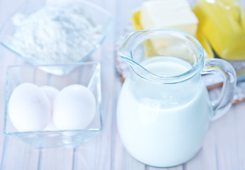 Image showing ingredients for dough