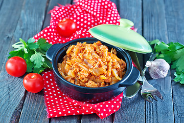 Image showing braised cabbage