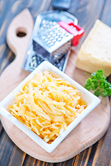 Image showing grated cheese