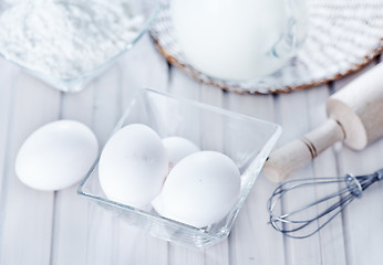 Image showing ingredients for dough