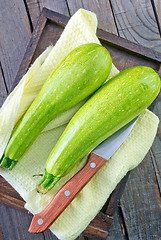 Image showing raw zucchini