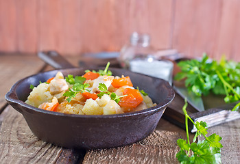 Image showing fried vegetables