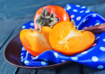 Image showing Ripe persimmons 