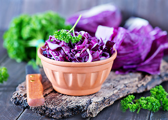 Image showing blue cabbage