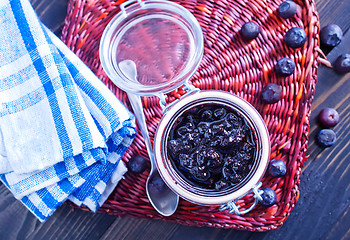 Image showing blueberry jam