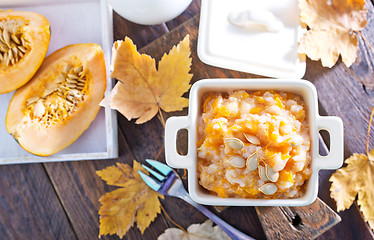 Image showing pumpkin porridge