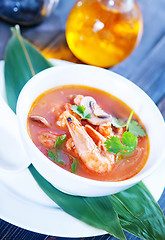 Image showing fresh asian soup