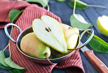 Image showing fresh pears